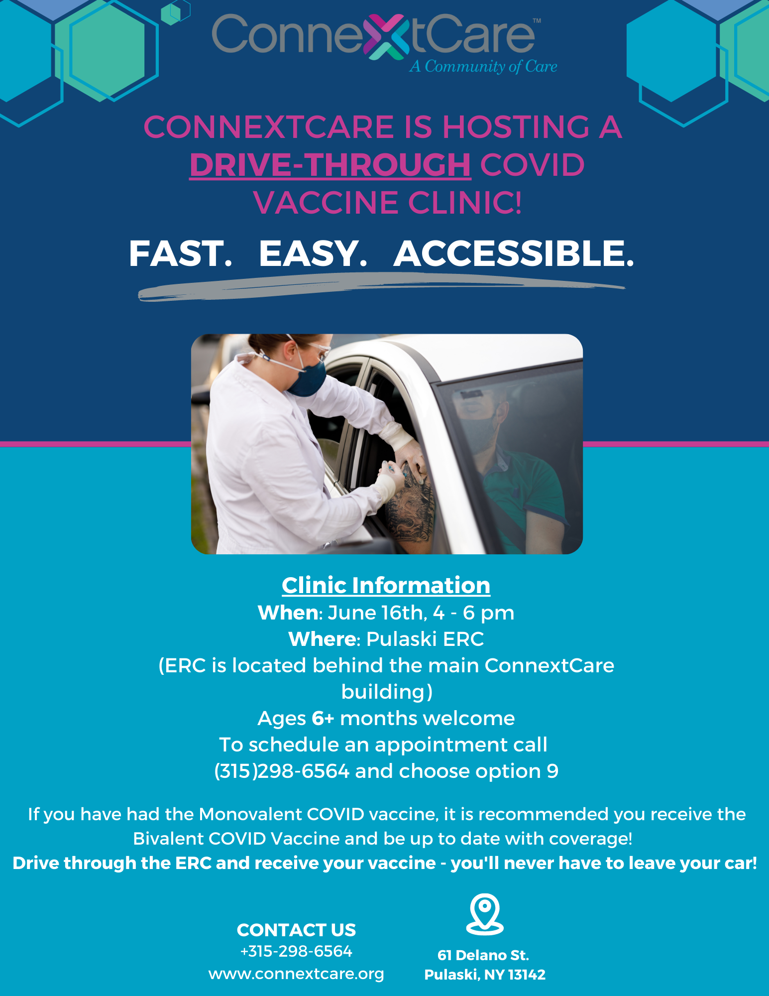 ConnextCare Drive Through COVID Clinic in Pulaski Image